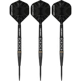 Legend Darts - Steel Tip - Revolution Series-  B23 - Black - Front Taper Ring & Milled Cut