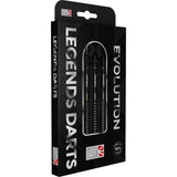 Legend Darts - Steel Tip - Evolution Series - B07 - Black - Multi Ring