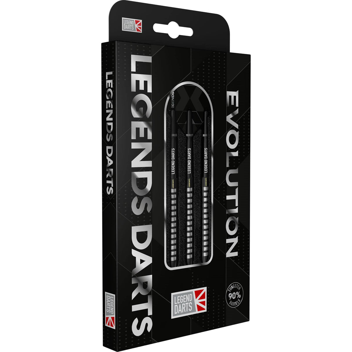 Legend Darts - Steel Tip - Evolution Series - B11 - Black - Wide Ring