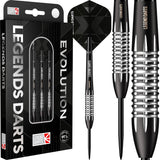 Legend Darts - Steel Tip - Evolution Series - B03 - Black - Milled Bomb