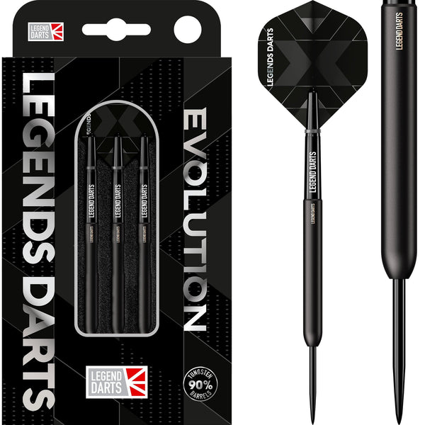 Legend Darts - Steel Tip - Evolution Series - B06 - Black - Smooth