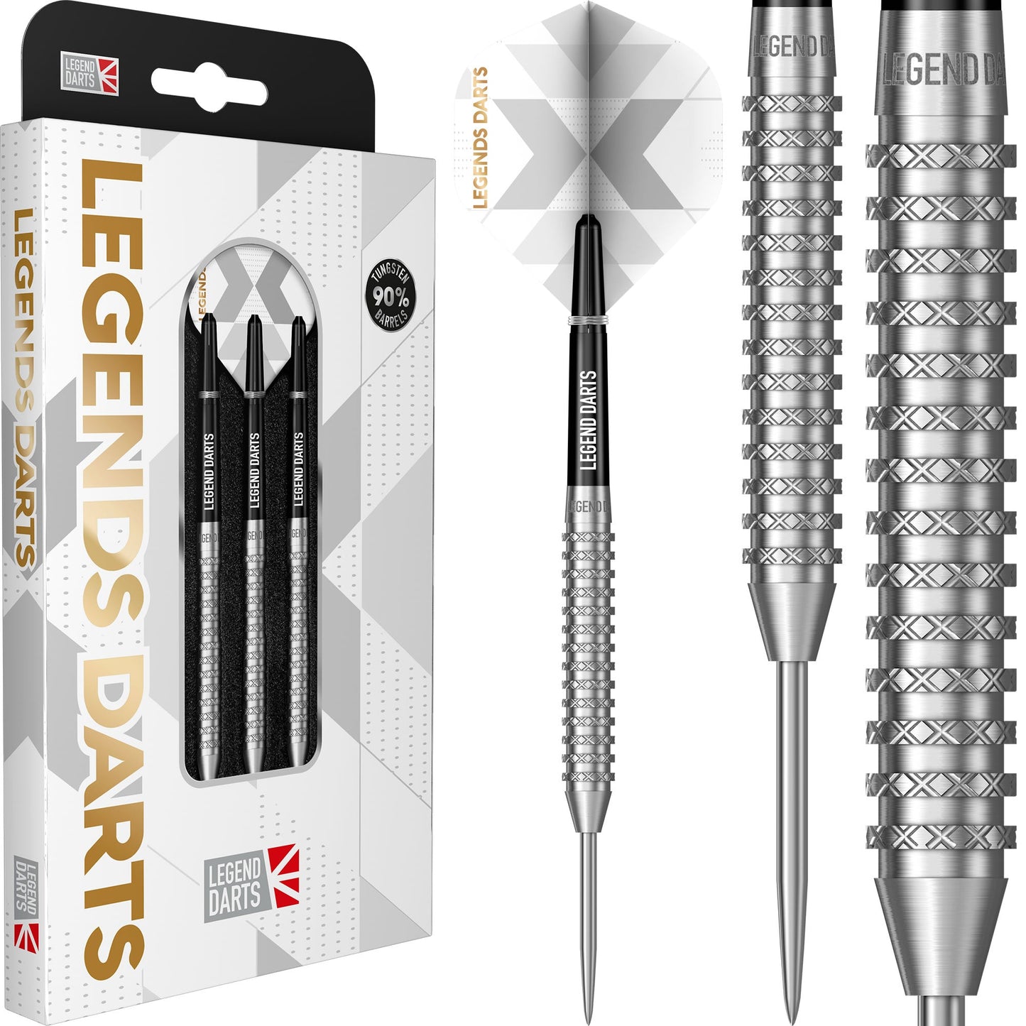Legend Darts - Steel Tip - 90% Tungsten - Pro Series - V16 - Slim Ring