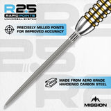 Mission R2.5 Rapid Dart Points - Steel Tip - MG1