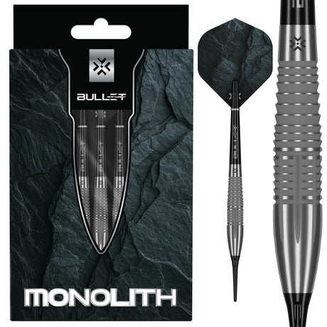 Bullet Monolith Darts - Soft Tip - 90% Tungsten 20g