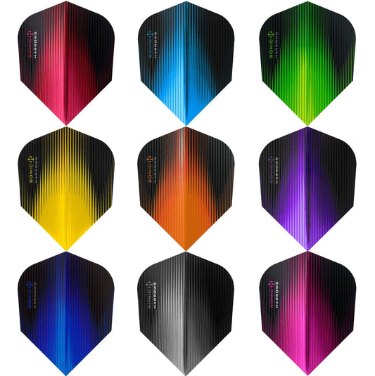 *Harrows Sonic Dart Flights - Std Shape - 100 Micron