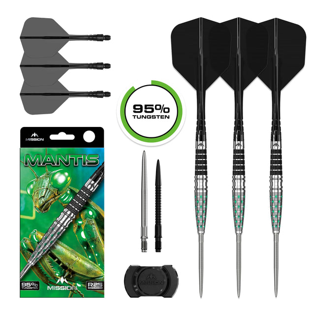 Mission Mantis R2.5 Darts - Steel Tip - 95% Tungsten