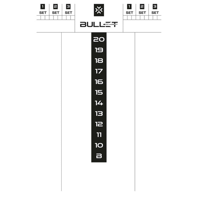 Bullet Score Whiteboard - 45 x 30 cm