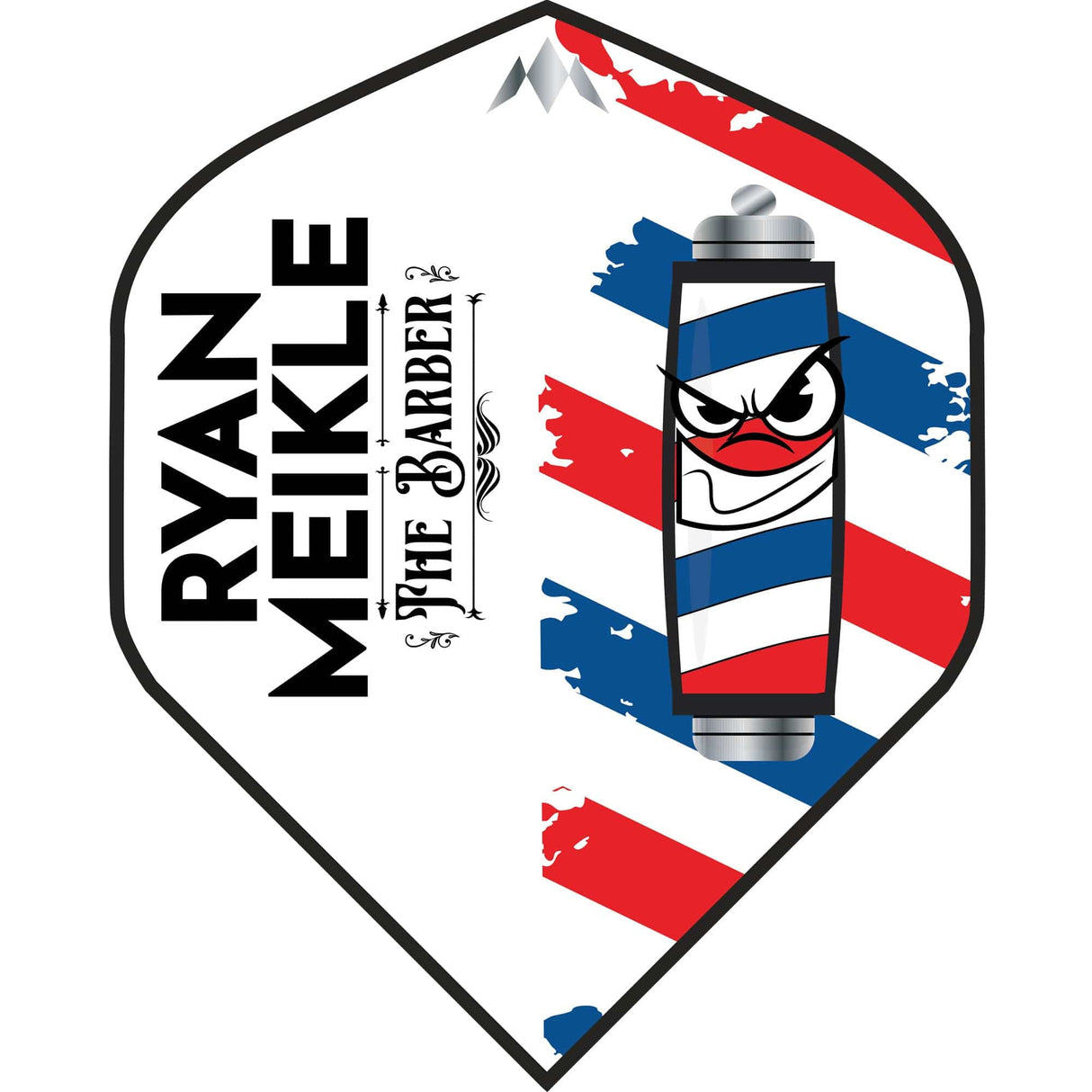 Mission Solo Dart Flights - 100 Micron - Std - No2 - Ryan Meikle