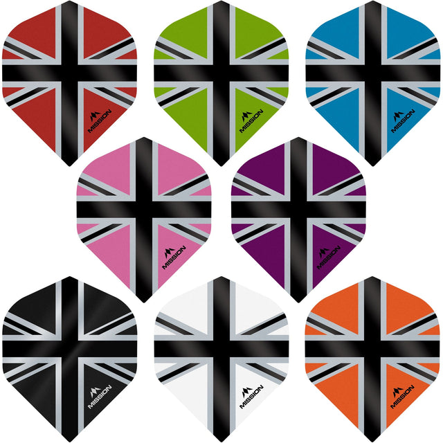 *Mission Alliance-X Union Jack Dart Flights - No2 - Std
