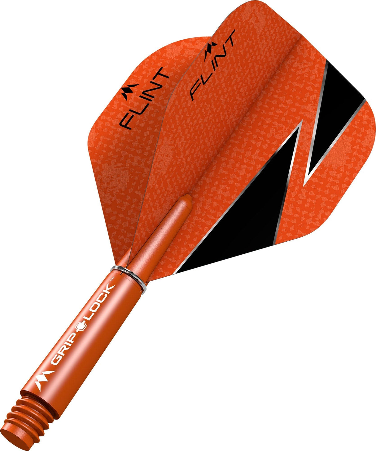 Mission Flint X Dart Flights Combo With Griplock Shafts Orange / Short