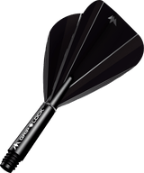 Mission Shade Kite Dart Flights Combo With Griplock Shafts Black / Short