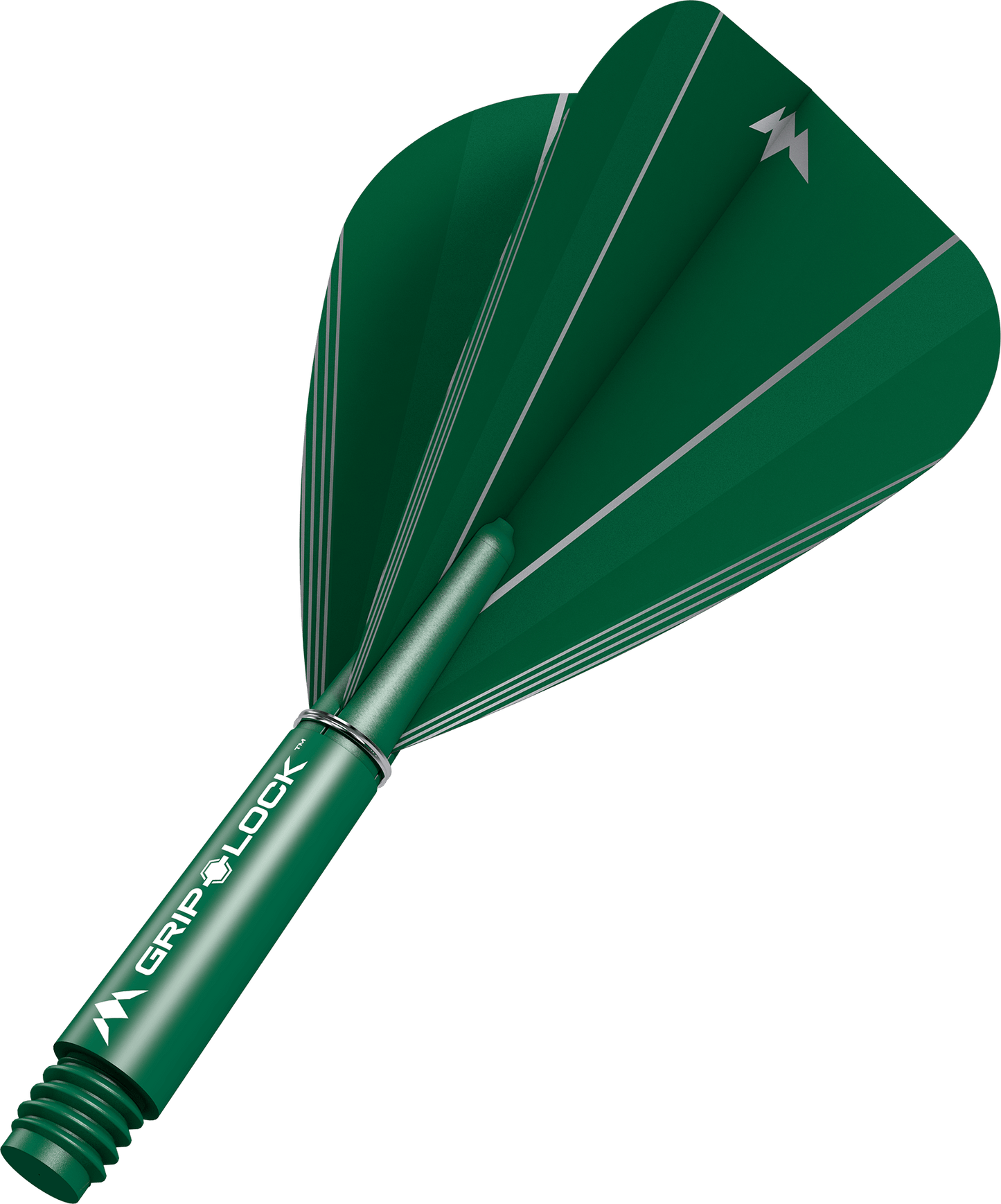 Mission Shade Kite Dart Flights Combo With Griplock Shafts Green / Short