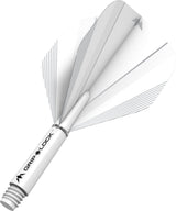 Mission Shade No2 Dart Flights Combo With Griplock Shafts White / Short