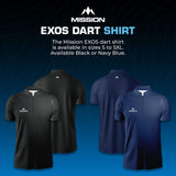 Mission Darts - EXOS Cool - Dart Shirt - Navy Blue