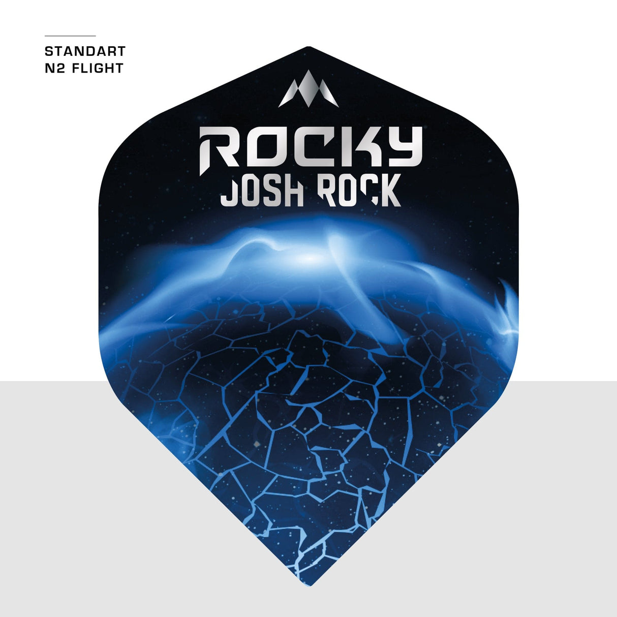 *Mission Solo Dart Flights - 100 Micron - No2 - Std - Josh Rock - Rocky