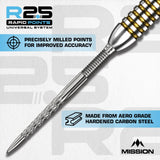 Mission R2.5 Rapid Dart Points - Steel Tip - DSX