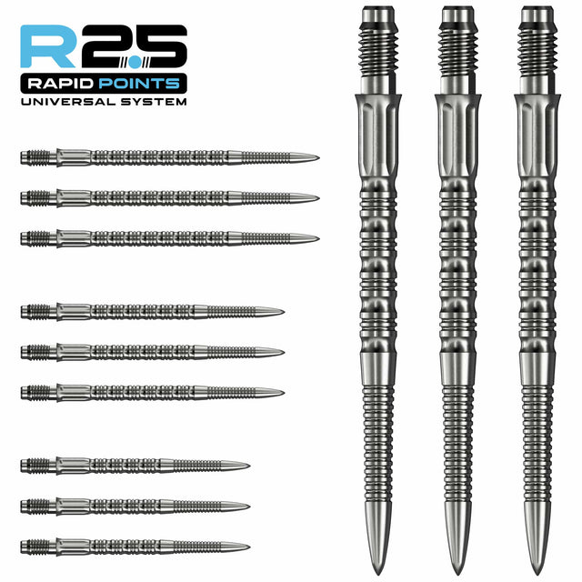 Mission R2.5 Rapid Dart Points - Steel Tip - GV2