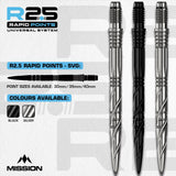 Mission R2.5 Rapid Dart Points - Steel Tip - SGV