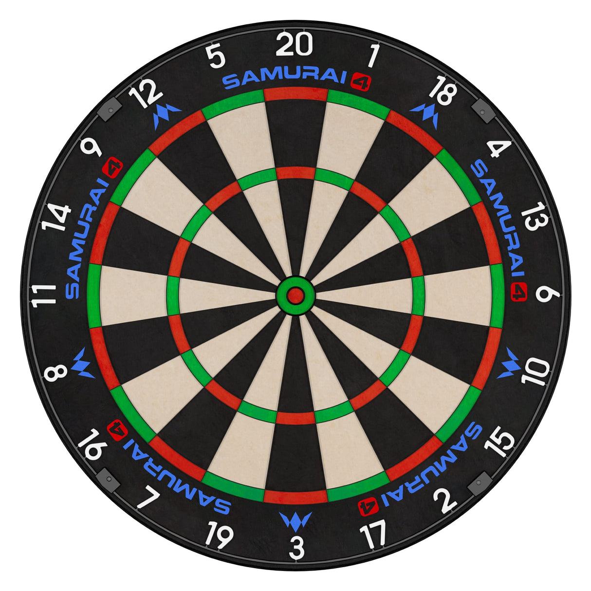 Mission Samurai 4 Dartboard - Professional - Knife Wire - Black Spider