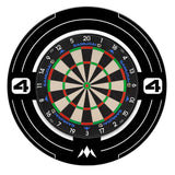 Mission Samurai 4 Dartboard Set - Dart Board & Surround Samurai 4 White / Samurai 4 White