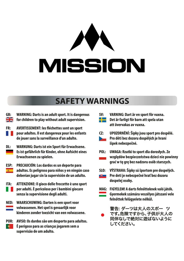 *Mission Samurai II Pro-Knife Wire Dartboard