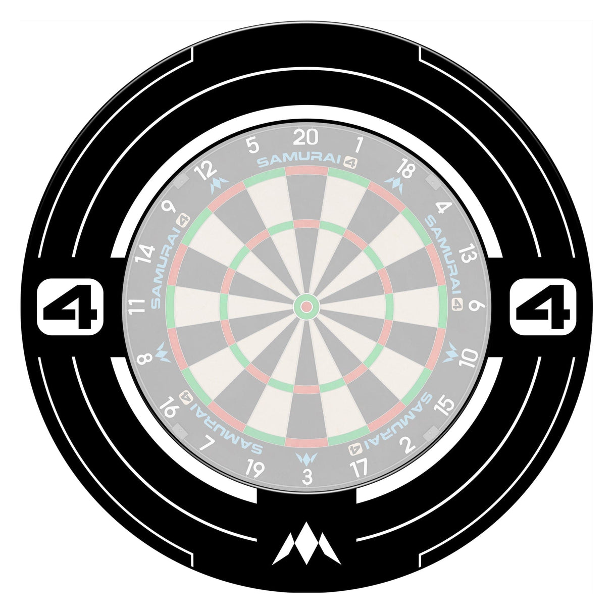 Mission Darts Samurai 4  Surround - White Edition