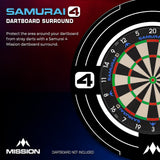 Mission Darts Samurai 4  Surround - White Edition