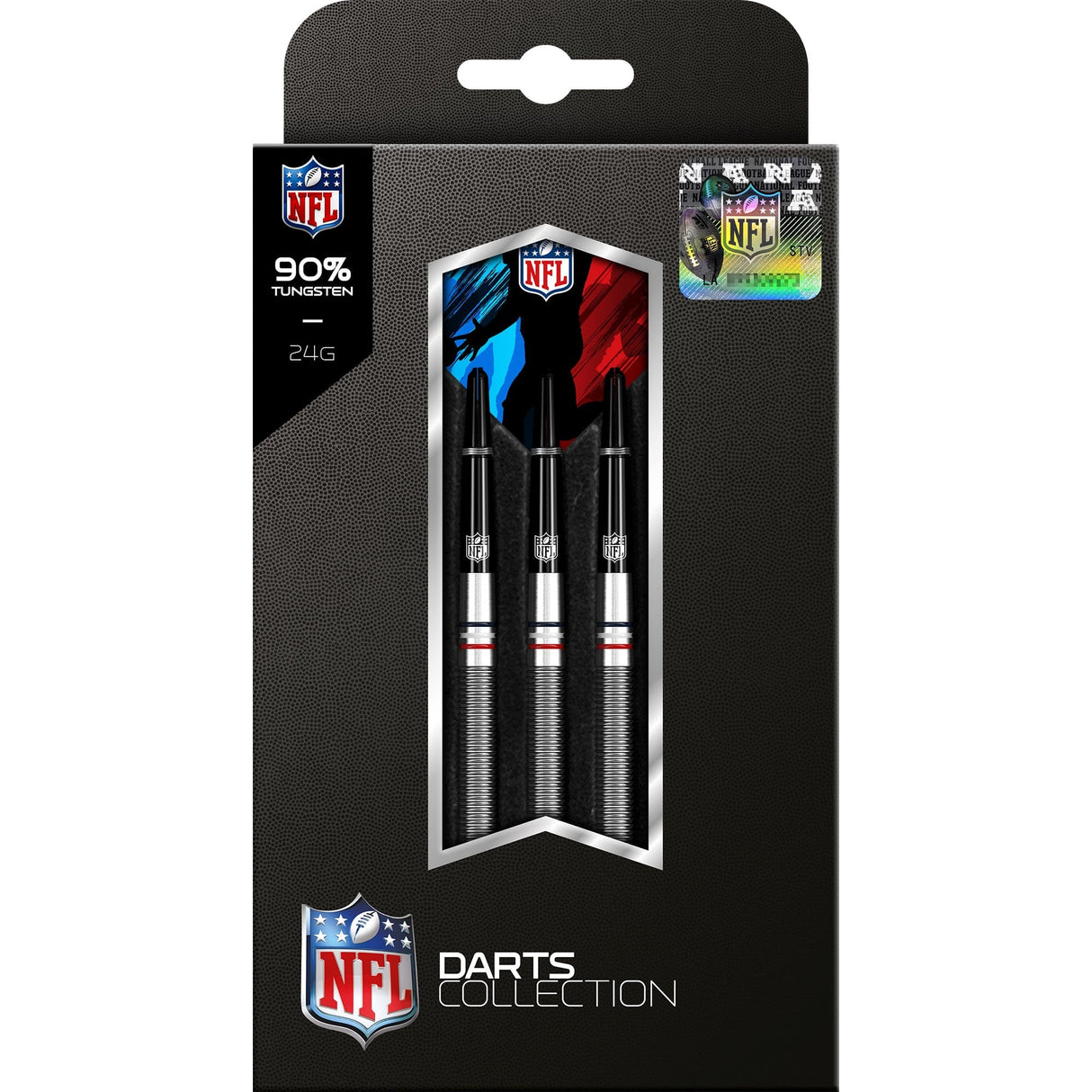 NFL - Steel Tip Tungsten Darts - Official Licensed - NFL Logo - 24g