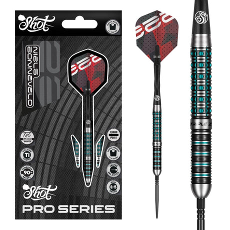 Shot Pro Series TP Darts - Steel Tip - 90% Tungsten - Niels Zonneveld 23g