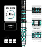 Mission Neptune R2.5 Darts - Steel Tip - 90% Tungsten