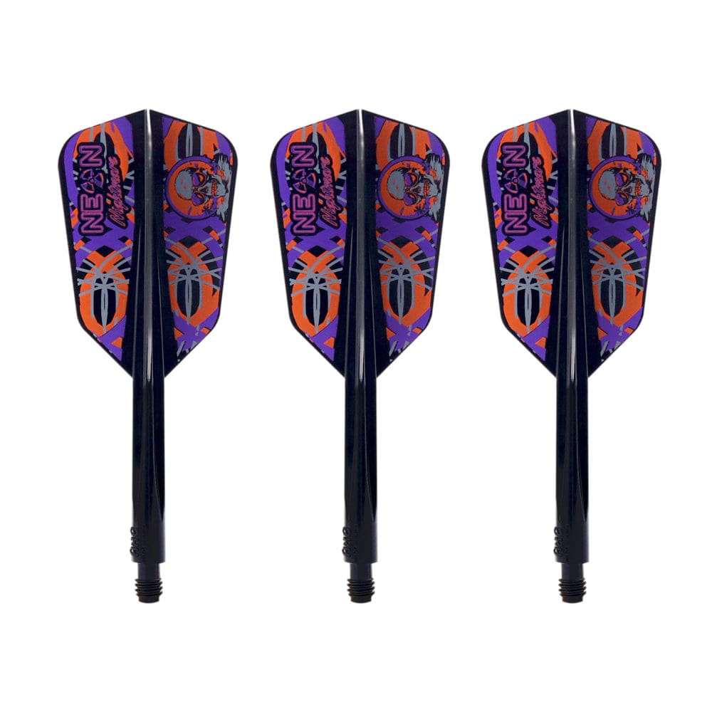 Condor AXE Dart Flights - Neon Nightmare 3 - Slim
