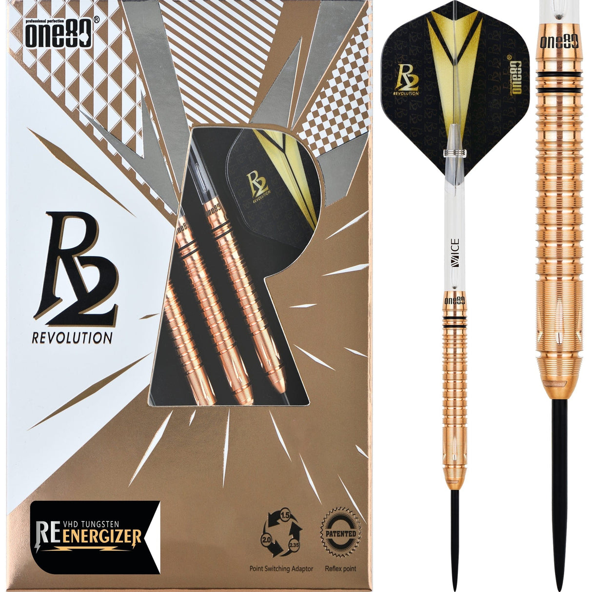One80 R2 Interchange Darts - Steel Tip - Re-energizer