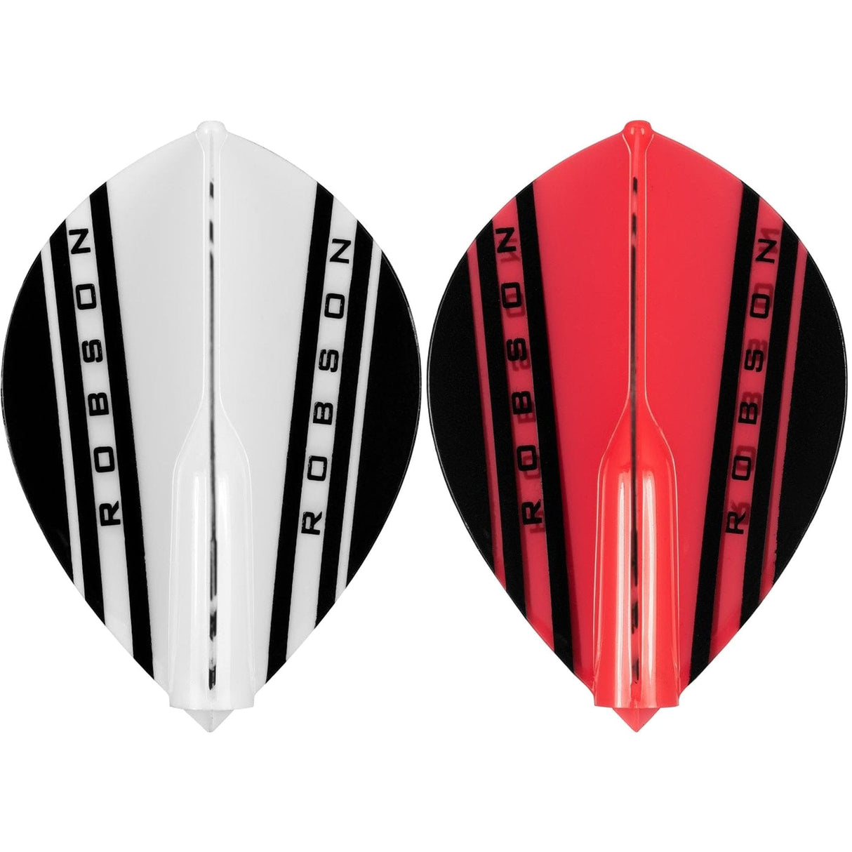 *Robson Plus Dart Flights - for all shafts - Pear - V