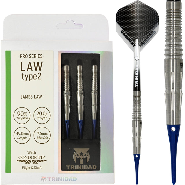 *Trinidad Pro - Soft Tip Darts - James Law - Law Type2 - 22g-D9577 22g