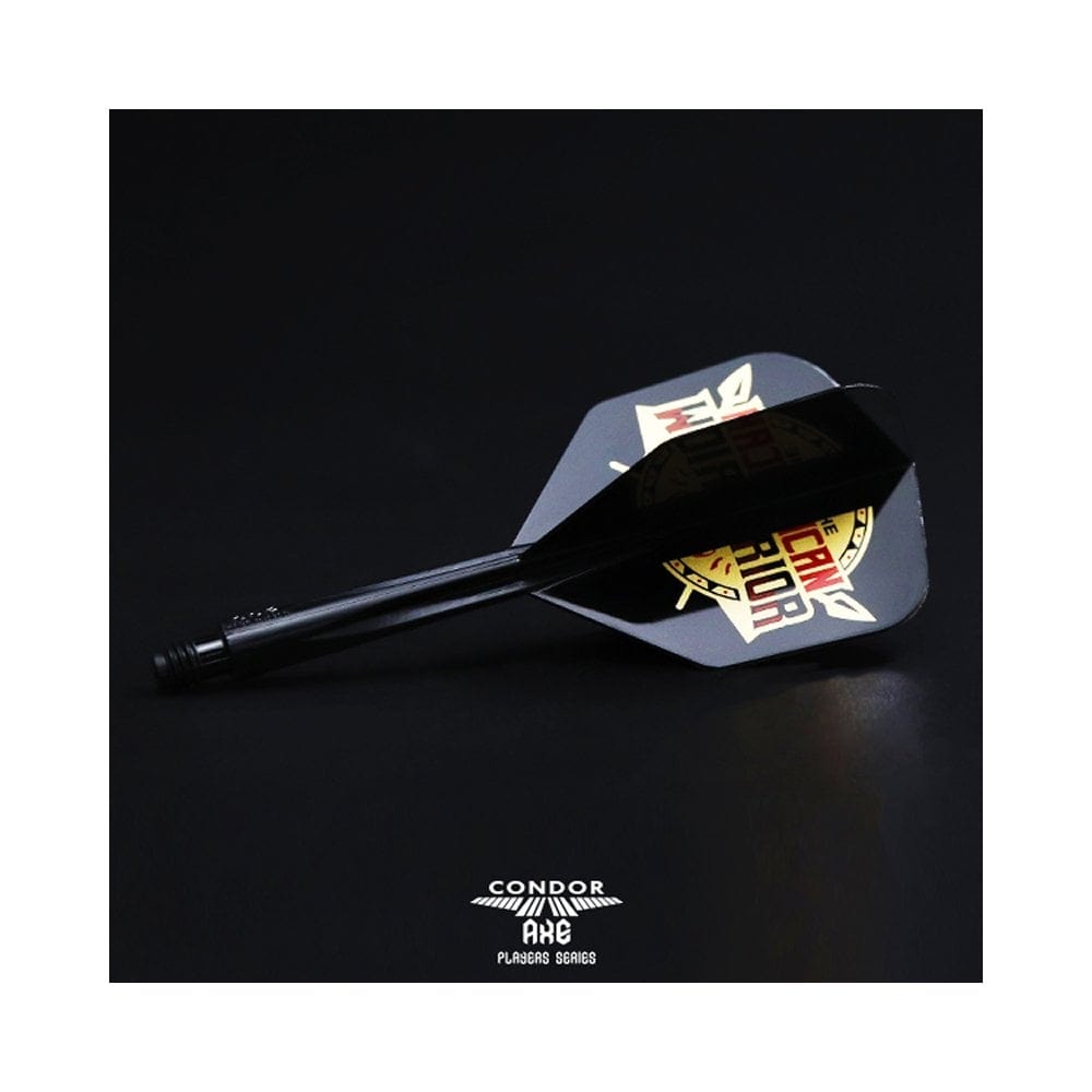 *Condor AXE Dart Flights - Devon Petersen - Small - African Warrior - Inspiration 2 - Black