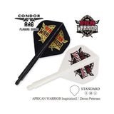 *Condor AXE Dart Flights - Devon Petersen - Standard - African Warrior - Inspiration 2 - Black