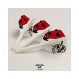 *Condor AXE Dart Flights - Devon Petersen - Small - African Warrior - Inspiration 3 - White