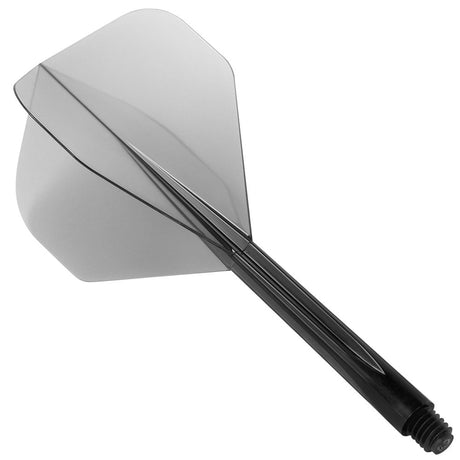 Condor Dart Flights - Zero Stress - Standard - Clear Black Long