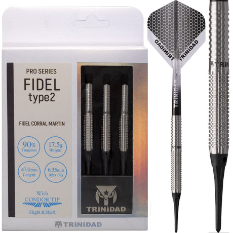 Trinidad Pro - Soft Tip Darts - Fidel Corral Martin - Type2 17g