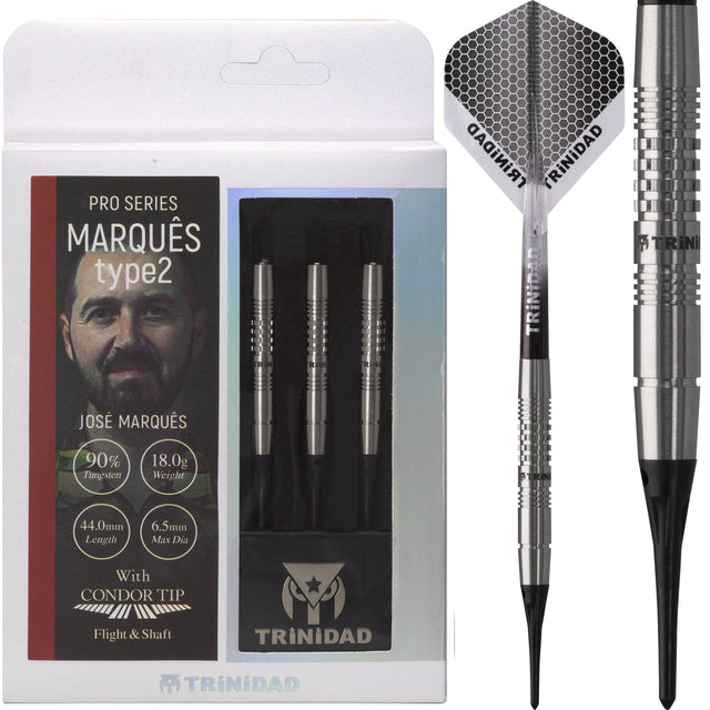 *Trinidad Pro - Soft Tip Darts - Jose Marques - Type2 - 18g 18g