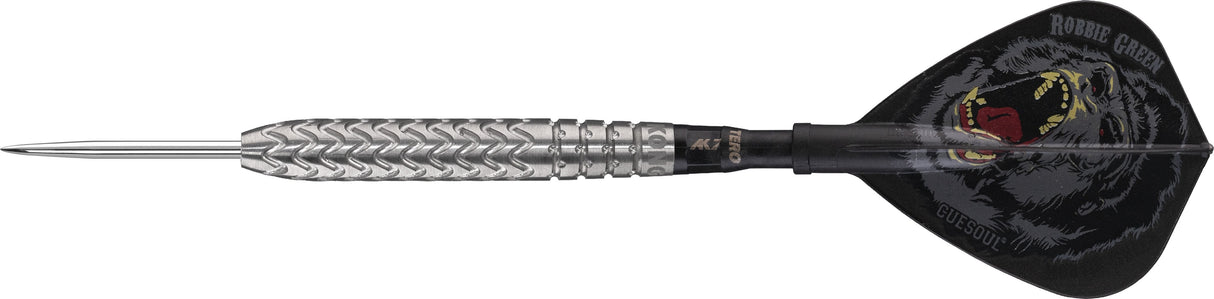 *Cuesoul - Steel Tip Tungsten Darts - Robbie Green - Kong - Silver