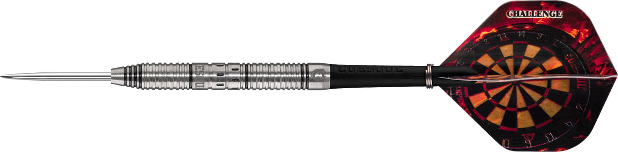 *Cuesoul - Steel Tip Tungsten Darts - Challenge - Multi Ring - Tapered - Black
