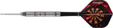 *Cuesoul - Steel Tip Tungsten Darts - Challenge - Multi Ring - Tapered - Black