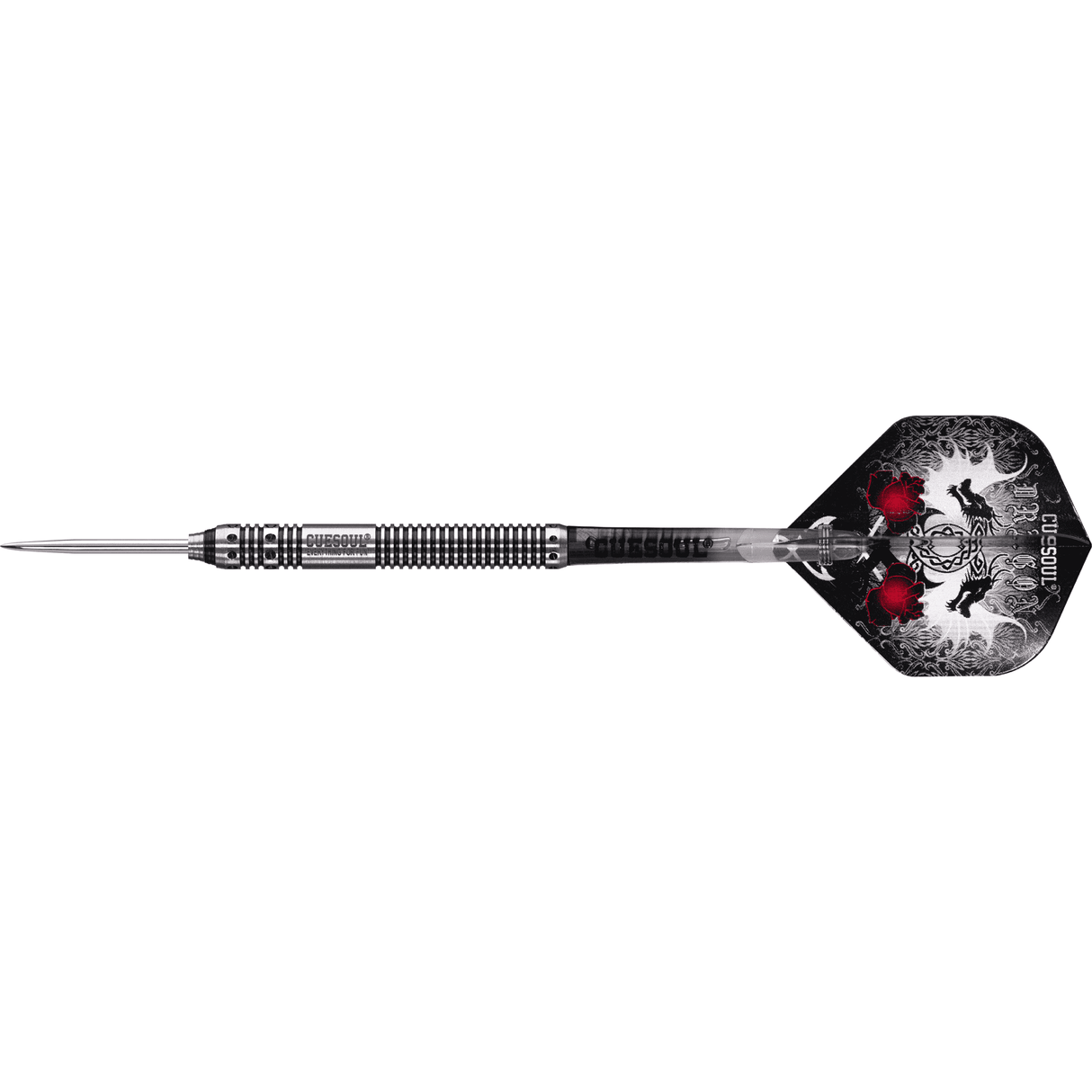 *Cuesoul - Steel Tip Tungsten Darts - Dragon - Black