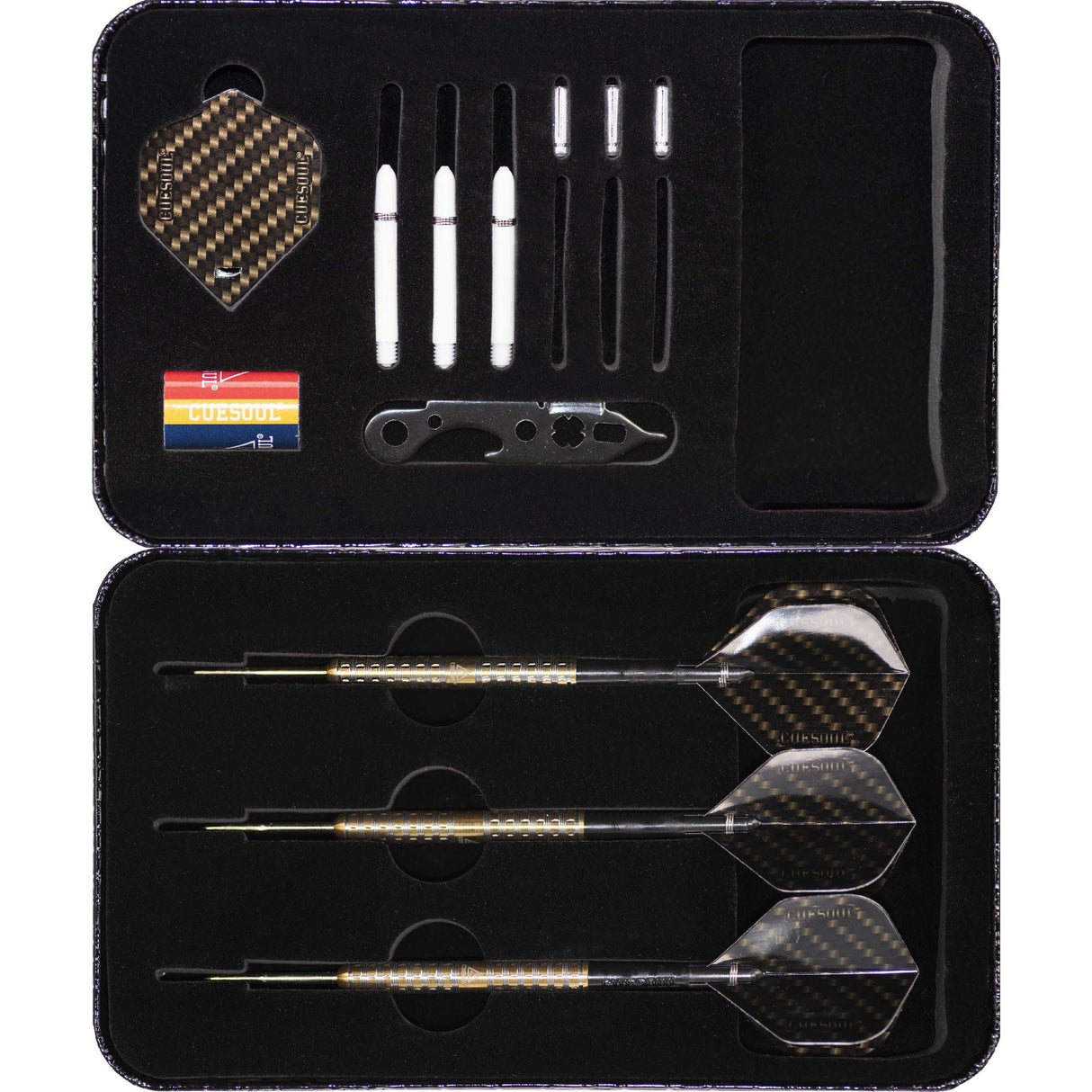 *Cuesoul - Steel Tip Tungsten Darts - Swift - Gold
