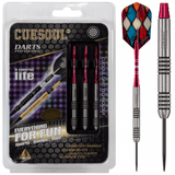 *Cuesoul - Steel Tip Tungsten Darts - Traditional - Knurled - 22g 22g