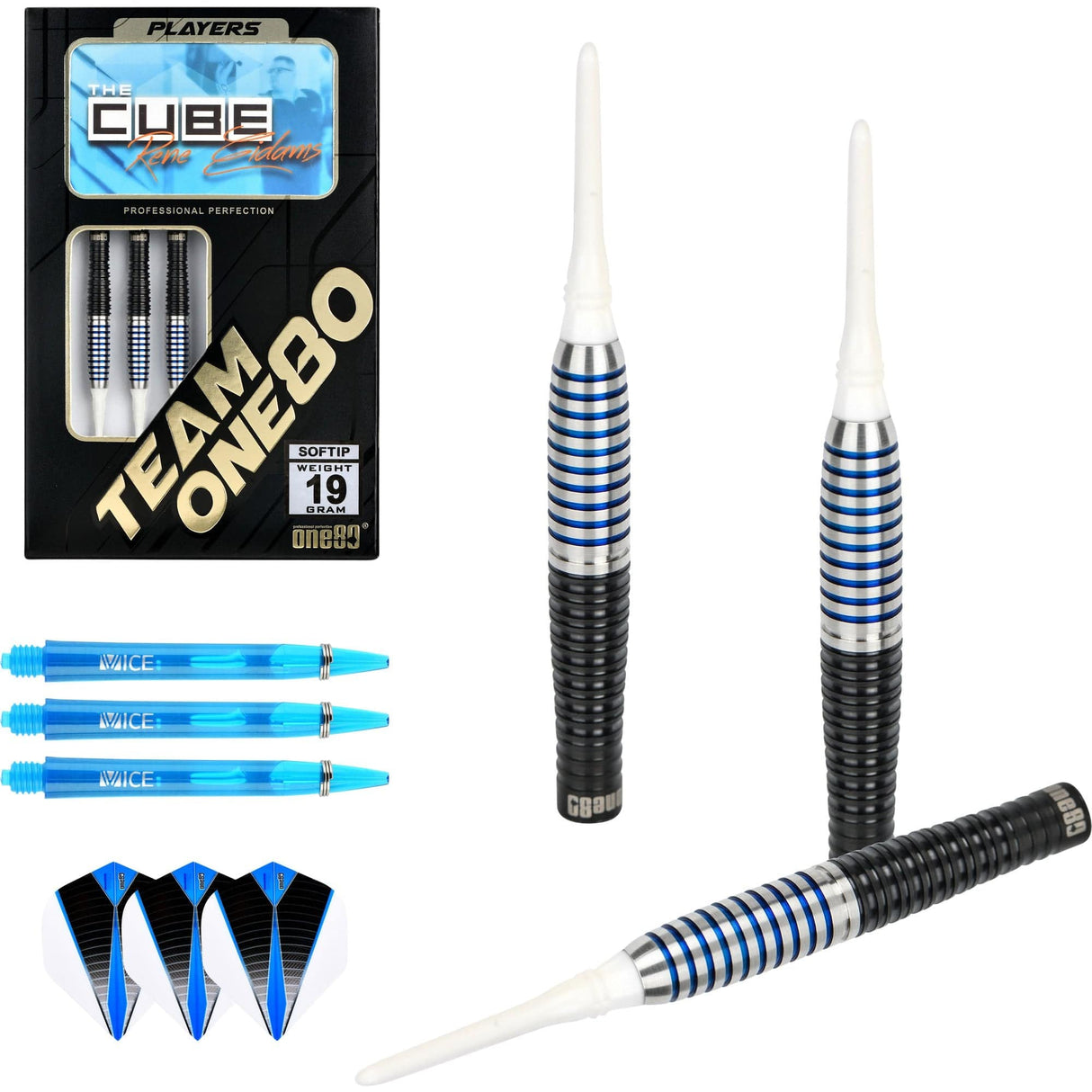 One80 Rene Eidams Darts - Soft Tip - The Cube - Signature V3 19g