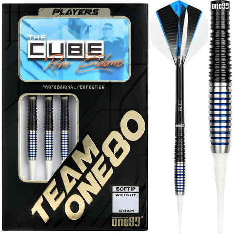 One80 Rene Eidams Darts - Soft Tip - The Cube - Signature V3 19g