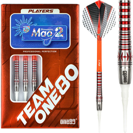 One80 Mao Shimamura Darts - Soft Tip - Signature V2 16g