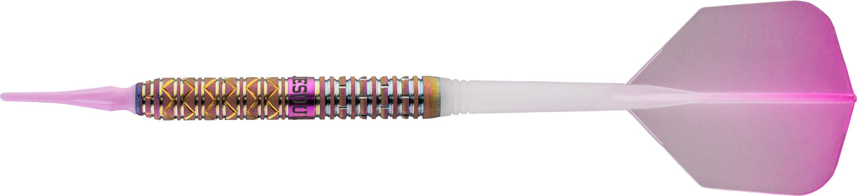 *Cuesoul - Soft Tip Tungsten Darts - Pink Lady Cocktail - Oil Paint Finish 19g